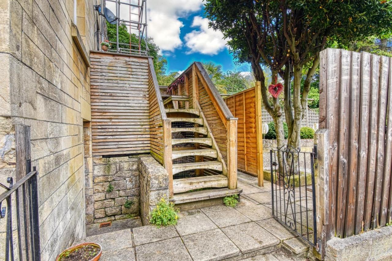 2 Bedroom Apartment In Bath City Centre With Garden & Free Parking Zewnętrze zdjęcie