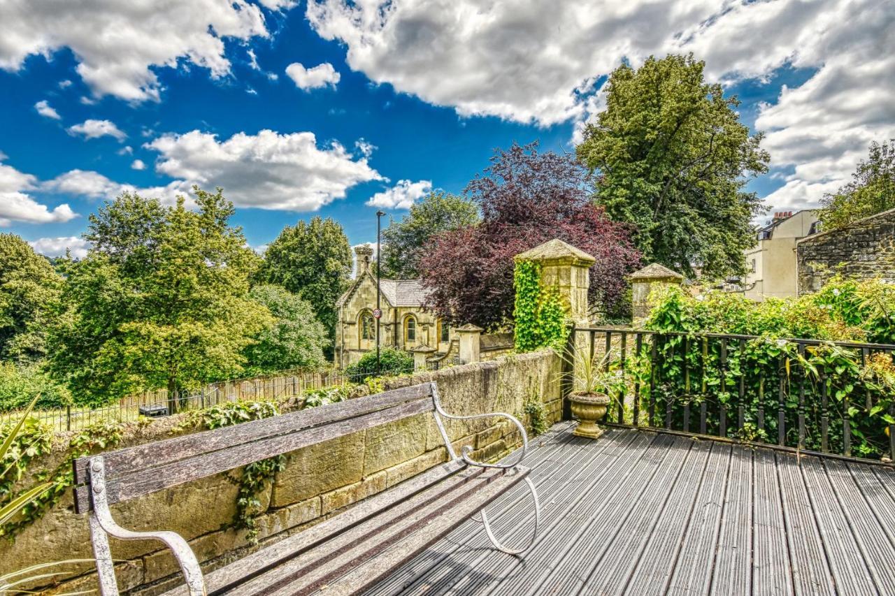2 Bedroom Apartment In Bath City Centre With Garden & Free Parking Zewnętrze zdjęcie